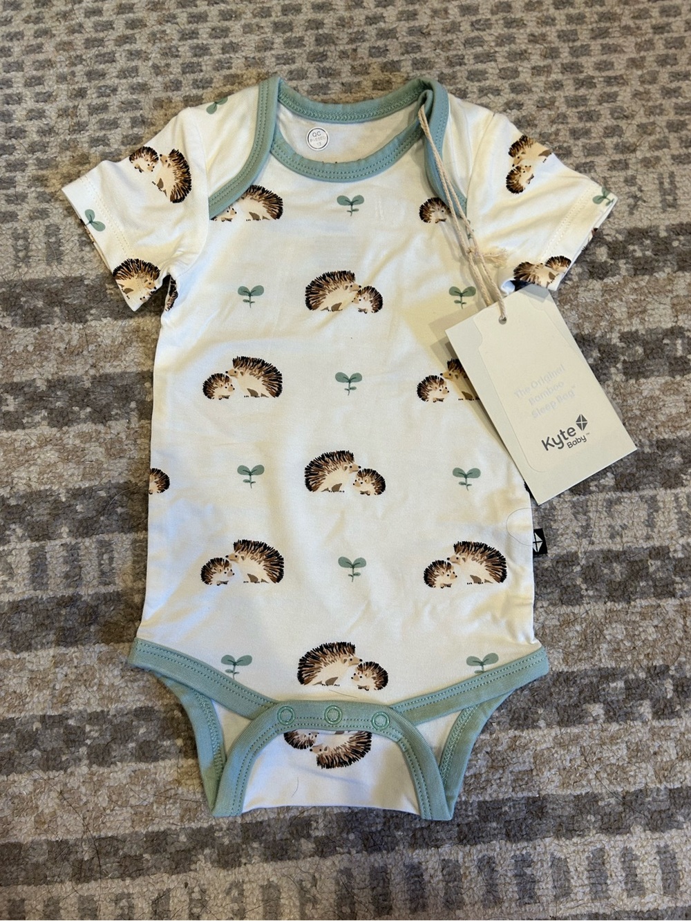 Kyte Baby Hedgehog Bodysuit 0-3M